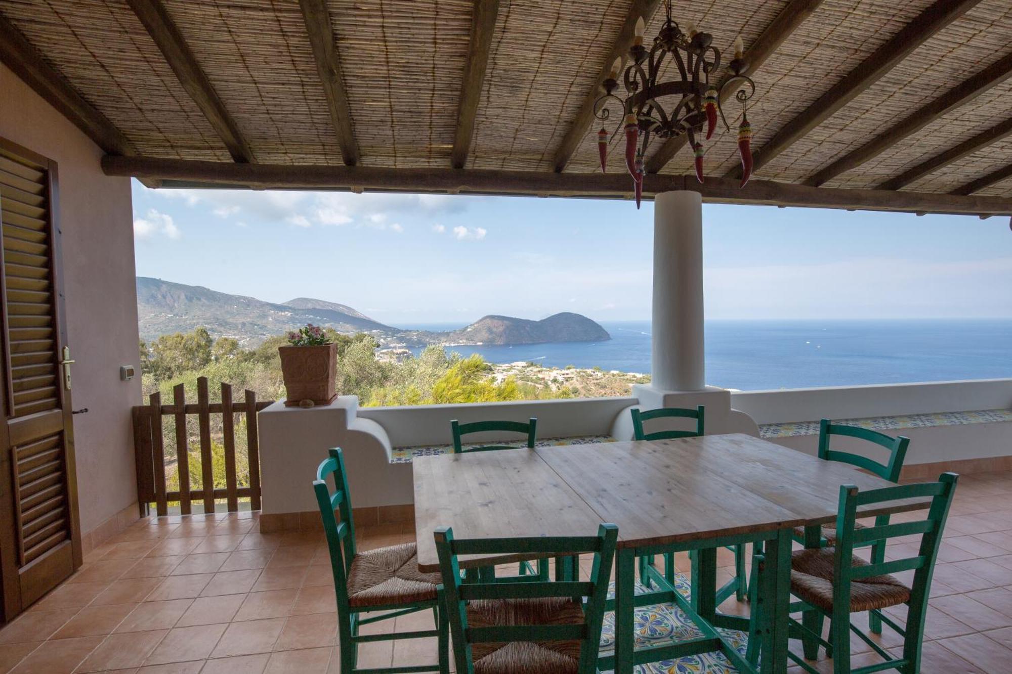 Sealight Villa Lipari - Vista E Piscina Екстер'єр фото