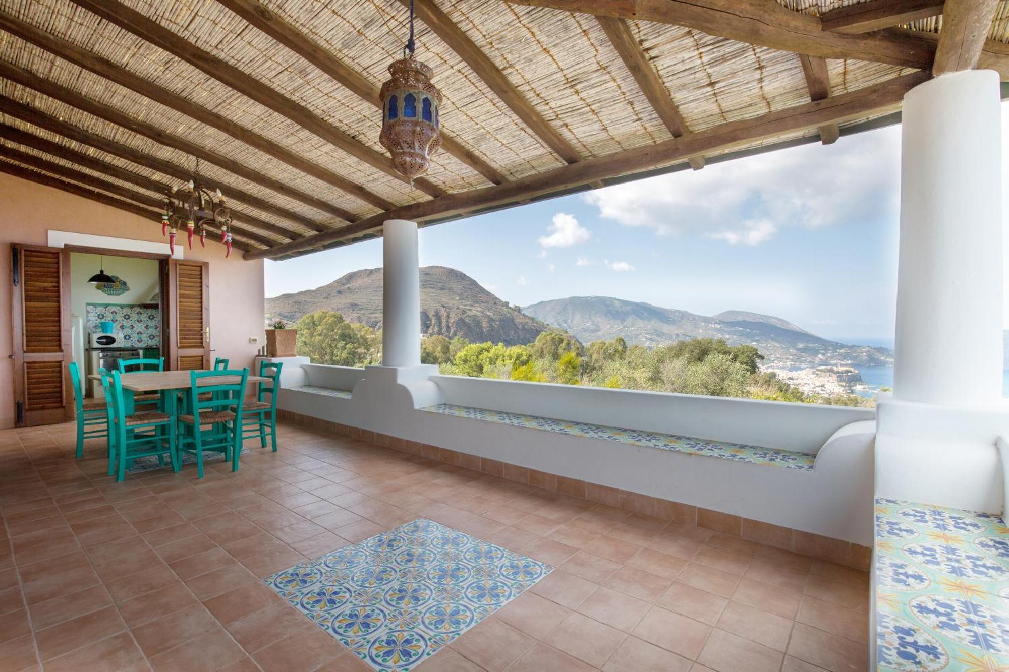 Sealight Villa Lipari - Vista E Piscina Екстер'єр фото