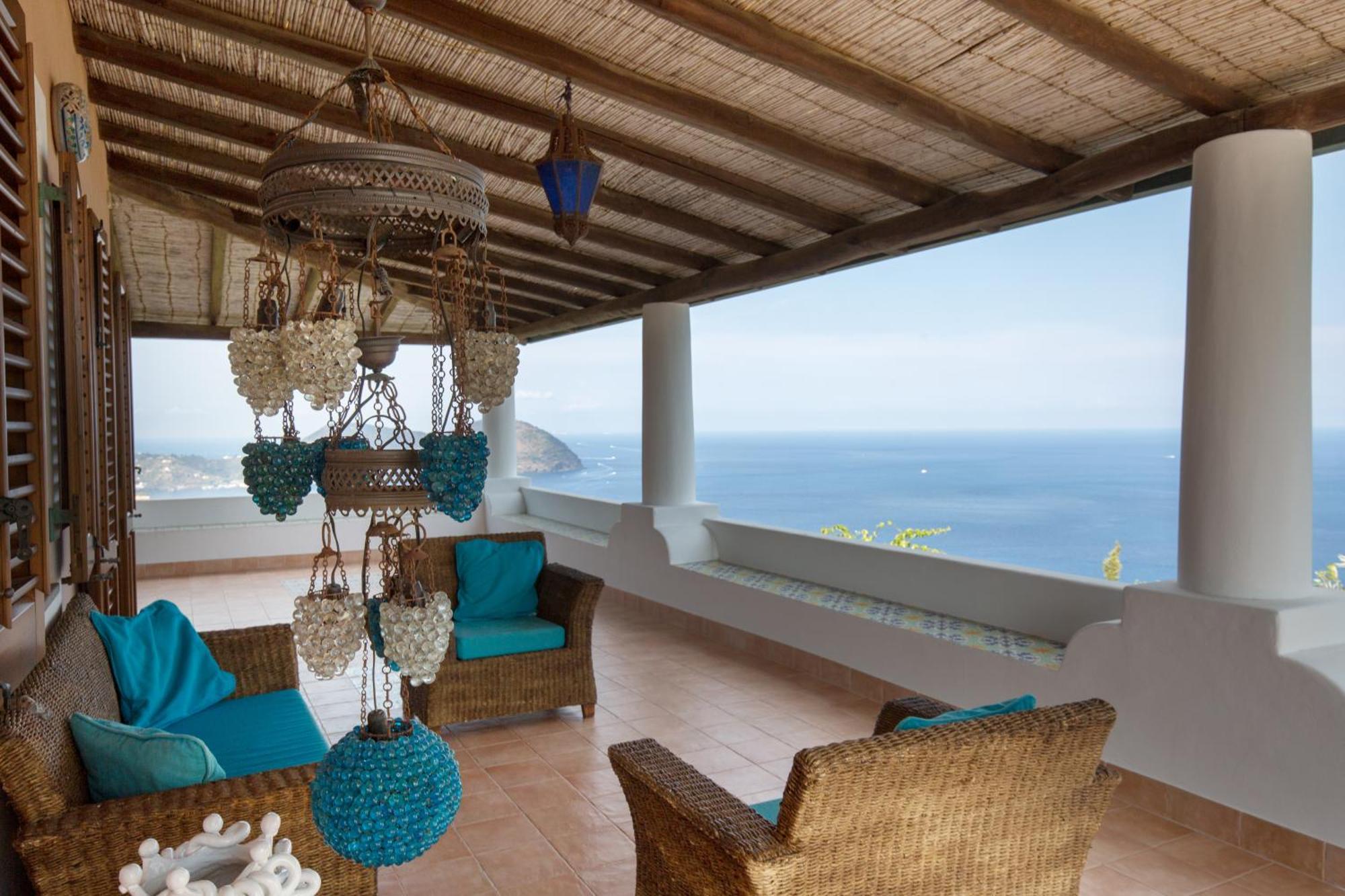 Sealight Villa Lipari - Vista E Piscina Екстер'єр фото