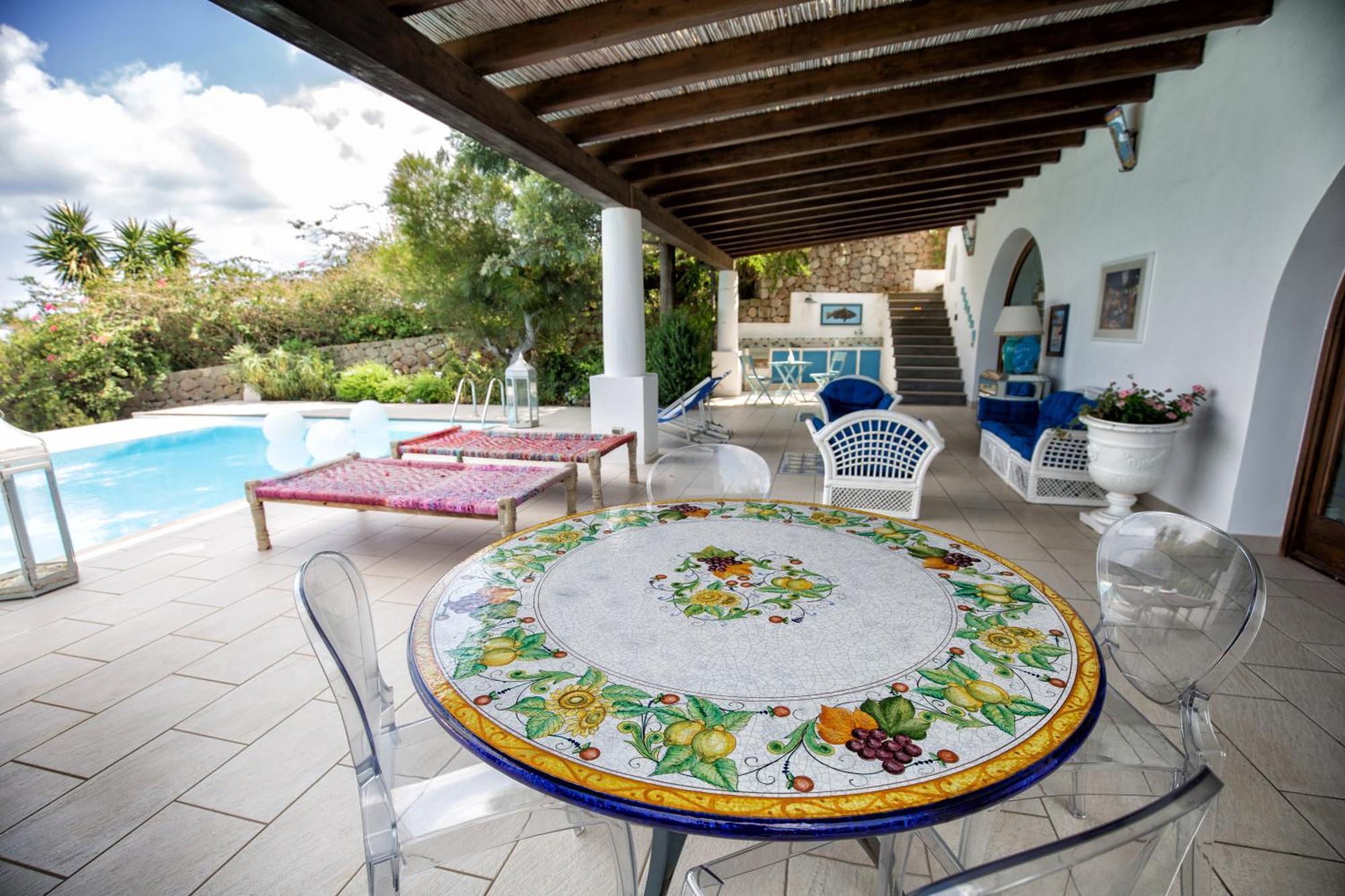 Sealight Villa Lipari - Vista E Piscina Екстер'єр фото